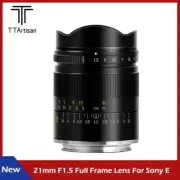 TTArtisan 21mm F1.5 Full Frame Lens For Sony E FE A9 II A7RV A7RIII A7R4 Cameras