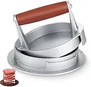 Hamburger Press, Smash Burger Press Flat, Burger Smasher for Griddle, Non-Stick Hamburger Patty Maker Mold, Robust and Easy to Clean, for Smash Burgers and Steaks Griddle BBQ