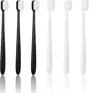 Extra Soft Toothbrush, Toothbrush Soft, Tooth Brush for Sensitive Gums, Micro Nano Toothbrushes with 20000 Floss Bristles or Braces and Gum Recession, Gentle Cleaning for Fragile Gums (6 Pack)