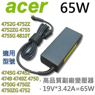 ACER 65W 變壓器 E1-772G E3-111 E5-411G E5-421G E5-422 (7.8折)