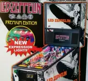 Led Zeppelin Pinball FLYER Hard Rock & Roll Music Premium Blimp UNUSED Promo