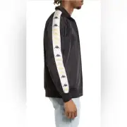 NWT Kappa Authentic Men 222 Banda Dullo 2 Jacket Smoke-Grey Vapor-Orange Sz XXL