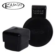 Kamui Round Black Pool Snooker Billiard Magnetic Belt Clip Chalk and Holder