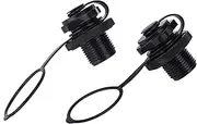 Inflatable Boat Air Valve, Boats Spiral Plug Airs Mattress Kayak Raft Plugs Replacement Screw Airing Valves Boston Leak Proof One Way Inflation Valve for Rubber Dinghy Pool Ship Airbeds 2PCS