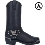 DINGO CHOPPER 12" HARNESS LEATHER WESTERN COWBOY BIKER BOOTS DI19053 - ALL SIZES