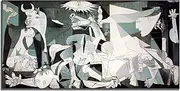 Pablo Picasso Canvas Wall Art Pablo Picasso Guernica Poster Abstract Art Famous Painting Pablo Picasso Prints for Home Decor Picture 20X43 Inch Unframed