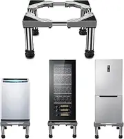 Base for refrigerator foot 18-25 inches adjustable stand for dishwashers, machines, base, freezer base, refrigerator feet, increase 10 inches