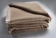 Bianca Australian Wool Blanket 480GSM MOCCA
