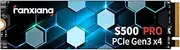 fanxiang S500 Pro 1TB NVMe SSD M.2 2280 PCIe Gen3 x4 3500MB/s Internal Solid State Drive, SLC Cache 3D NAND TLC, Graphene Cooling Sticker, Compatible with Laptop and PC Desktops(Black)