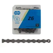 KMC Z6 Chain - 6, 7-Speed, 116 Links, Gray