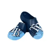 FOCO MLB Men's Tampa Bay Rays 2023 Colorblock Big Logo Clogs