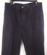 Dockers Signature Khaki Pants 34x29 Levis D2 Charcoal Gray Pinstripe New