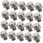 MUSISALY 20pcs Scissor Accessories Practical Silencers for Hairdressing Metal Muffler Bumpers for Barbers Create Quiet Salon Environment