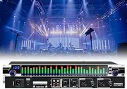 31-Band Stereo Graphic,Professional 2-Graphic Digital Equalizer with 10 Preset Effects and Low/mid/Treble Independent Adjustment, Output HD Sound Quality, for Recording Studio