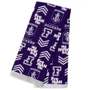 AFL Team Supporter Cotton Tea Towel - Fremantle Dockers - 40cm x 60cm