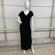 SPLENDID Evian Maxi Dress Women's Size S Black RM3D420
