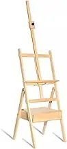 Studio Easel with Storage Drawer, Drafting Table, Table Easels for Artists, Adjustable Picture Height, for Drawing, Sketching(Natural)