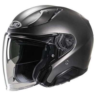 HJC RPHA 31 Solid Open Face Helmet MED Semi-Flat Titanium