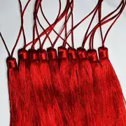 Quasimoon Red Tassel Hanging Ornament Accessory (10 PACK) by PaperLanternStore