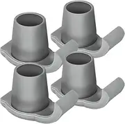 Walker Skis Glides 4 Pack for Folding Walkers, Walker Glides for Seniors, Essentials Walker Accessories Mobility Aid Accessory for Seniors
