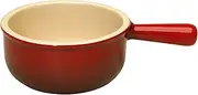 [Le Creuset] Stoneware 16-Ounce French Onion Soup Bowl, Cerise (Cherry Red)