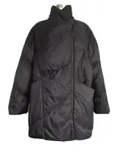 NWT $370 RYLLACE SOFT DOWN ASYMMETRICAL ZIP PACKABLE POCKETS JACKET SIZE 24