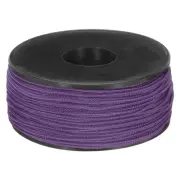 1.18mm x 164 Feet Paracord Micro Cord Rope 100 LB Braided Cord, Purple