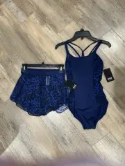 Brand New Ladies BLOCH Dance Leotard & Skirt Size Small/Petite