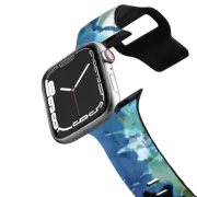 Apple Watch Series 1-3 (38mm) Impact Band Blue Tie Dye Burst