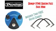 Dunlop FFM1 Silicon Fuzz Face Mini Includes Two FREE Patch Cables