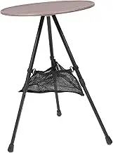 MERRYHAPY Folding Camping Table Aluminum Alloy Compact Beach Table for Picnics Barbecues Quick Assembly