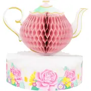Floral Tea Party Teapot Table Centrepiece