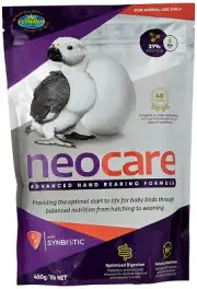Vetafarm Neocare Hand Rearing Formula 2.5KG, Hand Rearing Bird Food Feeding Pet