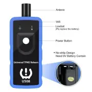 U508 TPMS Relearn Reset Tool Auto Tire Pressure Monitor For Ford F-Series