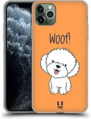 Head Case Designs Maltese Happy Puppies Gel Case [Military Grade Protection] Compatible with Apple iPhone 11 Pro Max