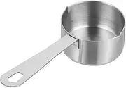 Ciieeo 1Pc Stainless Steel Sauce Spoon Ergonomic Kitchen Measuring Tool for Cooking Baking and Serving and Multi Functional Cooking Spoon for Home Kitchenware