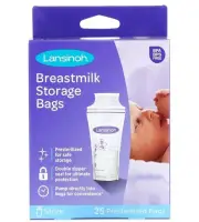 New Lansinoh Breastmilk Storage Bags 25 Presterilized Sealed Box