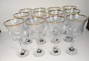 12 Circleware Maxim Optic Swirl 7-3/4"NWT Wine Water Goblets #115
