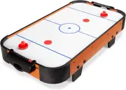 40In Portable Tabletop Air Hockey Arcade Table for Game Room W/ 100V Motor, Elec