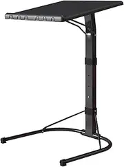 Overbed Bedside Desk Mobile Rolling Laptop Stand Tilting Overbed Table Height Adjustable Tray Table for Laptop Bed Sofa Side Table