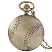 Creative Ball Case Design Quartz Pocket Watch Sports Souvenir Collection Gifts