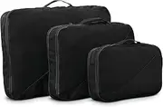 Samsonite Compression Packing Cubes, Black, Black, Samsonite Compression Packing Cubes