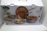 Gotham Steel Pro Non-Stick Cookware - 7pc set made with ceramic and titanium