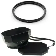 58mm DV-s Lens Hood,MCUV Filter for Canon EOS 7D 10D 20D 30D 40D 50D DSLR,NEW,US
