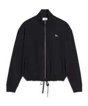 Maison Kitsuné Baby Fox Patch Zipped Jacket L black