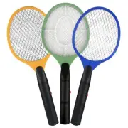 3x BUG ZAPPER RACKET Fly Mosquito Pest Swatter Net Racquet Electric Insect Kille