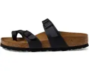 Birkenstock Mayari Black Birko Flor Women's Slide Sandals 0071793