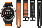 [BKUANE] 26 22mm Watchband Straps For Garmin Forerunner 935 945 Smartwatch Silicone Wirstband Fenix 5 6 6X 5X Puls Pro 3 3HR S60