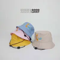 在飛比找蝦皮購物優惠-G LUCKY GOOD Luck 漁夫帽兒童帶 GOOD 