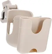 VICASKY Bike Seat Cup Holder Stroller Cup Holder Phone Mount Rack Versatile for Bikes Strollers Scooters